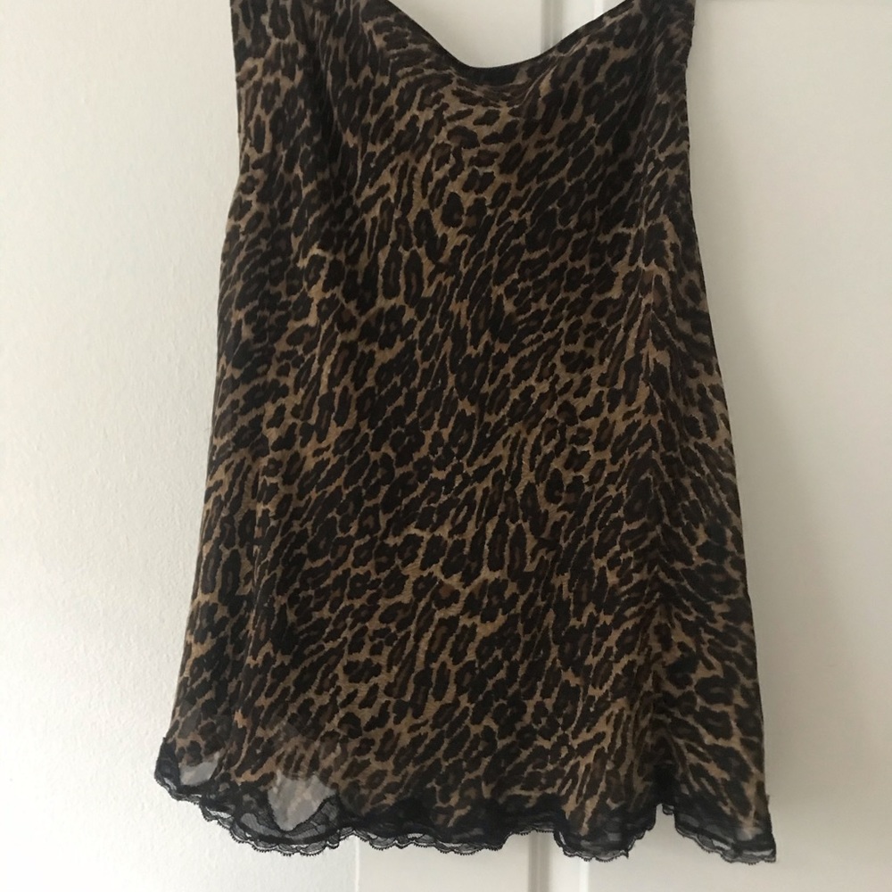 Nine west leopard skirt size M